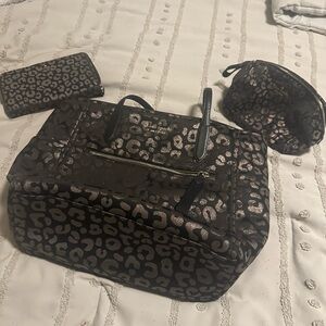 Kate Spade Black and Brown chelsea Elegant Tote